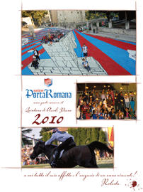 Calendario 2010 del Sestiere Porta Romana realizzato da LA NUOVA STAMPA