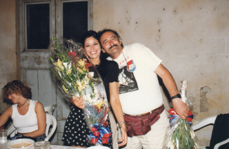 La Dama Samantha Maurini alla cena propiziatoria.
