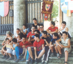 Foto ricordo prima della partenza.