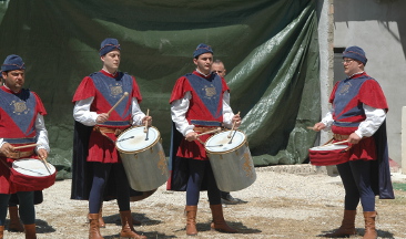 I musici del Sestiere di Porta Romana di Ascoli Piceno.