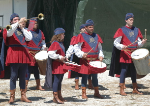 I musici del Sestiere di Porta Romana di Ascoli Piceno.