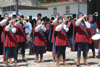 I musici del Sestiere di Porta Romana di Ascoli Piceno.