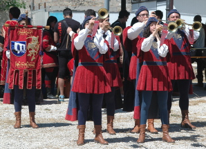 I musici del Sestiere di Porta Romana di Ascoli Piceno.