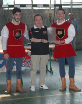 Fabrizio Ercoli e Nicola Gattoni del Sestiere Porta Romana di Ascoli Piceno 2 classificato nella specialit Coppia.