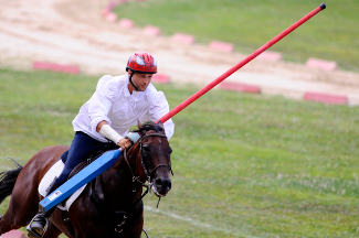 Emanuele Capriotti appena partito.