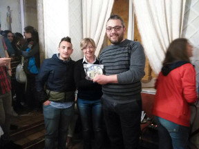 Premiazione di Rione Lama vincitore della specialit dei Musici.
