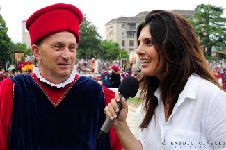 Il Capo Sestiere di Porta Romana Pier Luigi Torquati intervistato dalla RAI.