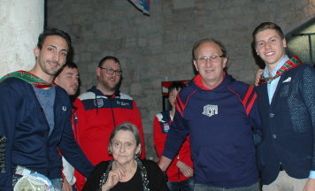 I vincitori della Coppia della Contrada San Luca di Ferrara.
