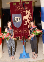 La dama di Agosto Giovanna Marozzi e la dama di Luglio Valeria De Santis.