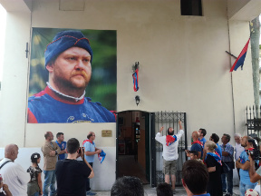 Inaugurazione della targa della Taverna.