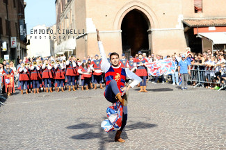 Il singolista Fabrizio Ercoli (9 classificato) durante le qualificazioni.