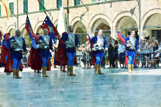 I Capitani in Piazza del Popolo.