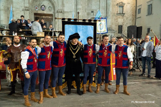 La premiazione della Piccola Squadra 2^ classificata.