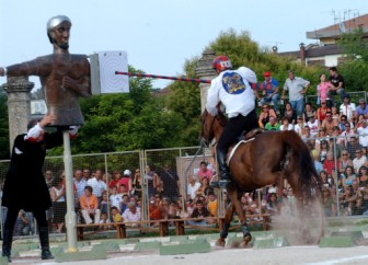 Emanuele Capriotti al secondo bersaglio.