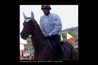 Emanuele Capriotti concentratissimo per la sua seconda tornata.