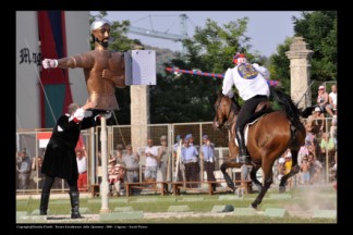 Emanuele Capriotti al secondo bersaglio.