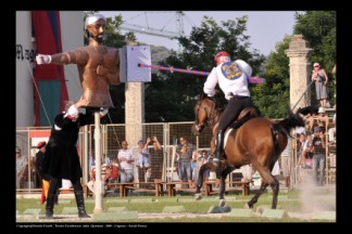 Emanuele Capriotti al secondo bersaglio.