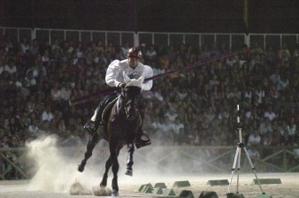 Emanuele Capriotti sulla linea di partenza.