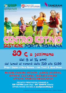 Centro Estivo Porta Romana in collaborazione con la UISP