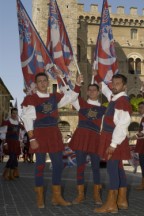 Il corteo della Quintana di Agosto 2004.
