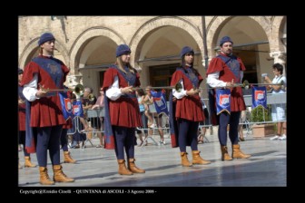 Il corteo della Quintana di Agosto 2008.