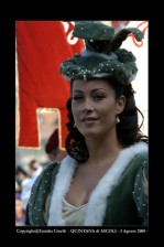 Il corteo della Quintana di Agosto 2008.