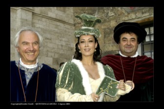 Il corteo della Quintana di Agosto 2008.