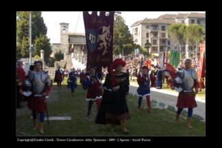 Il corteo della Quintana di Agosto 2009.