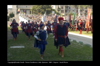 Il corteo della Quintana di Agosto 2009.