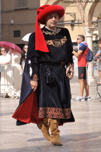 Il corteo della Quintana di Agosto 2011.