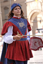 Il corteo della Quintana di Agosto 2011.