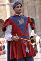 Il corteo della Quintana di Agosto 2011.