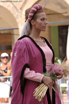 Il corteo della Quintana di Agosto 2011.