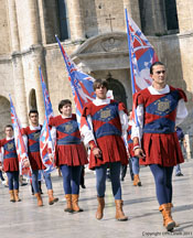 Il corteo della Quintana di Agosto 2011.