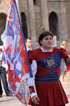 Il corteo della Quintana di Agosto 2011.