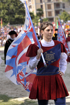 Il corteo della Quintana di Agosto 2011.