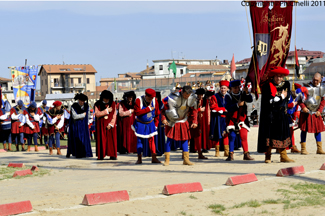 Il corteo della Quintana di Agosto 2011.