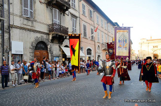 Il palio vinto alla Quintana di Agosto 2013.