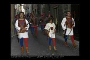 Il corteo della Quintana di Luglio 2007.