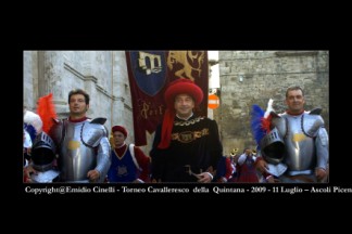 Il corteo della Quintana di Luglio 2009.