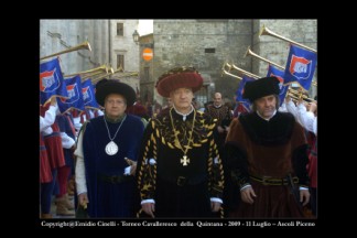 Il corteo della Quintana di Luglio 2009.