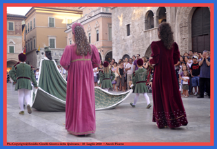 Il corteo della Quintana di Luglio 2010.