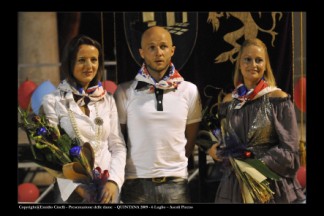 Le dame ed il cavaliere delle Quintane di Luglio e di Agosto 2009.
