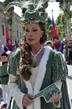 La Dama della Quintana di Agosto 2011.