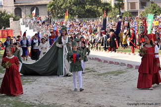 La Dama della Quintana di Agosto 2011.