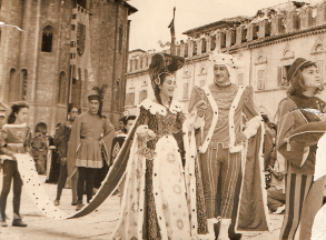 Maria Pia Sacconi dama della Quintana del 1956, 1957 e 1958.