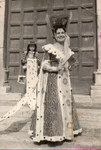 Ilde Tarataglia dama della Quintana del 1959.