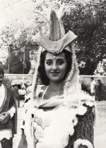 Diana Sansoni dama della Quintana del 1978.