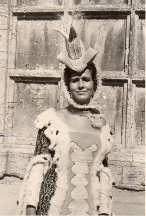 Mara Vitelli dama della Quintana del 1972.