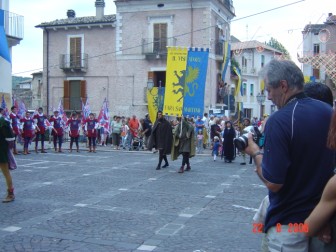 Il Gonfalone del Corteo Storico.